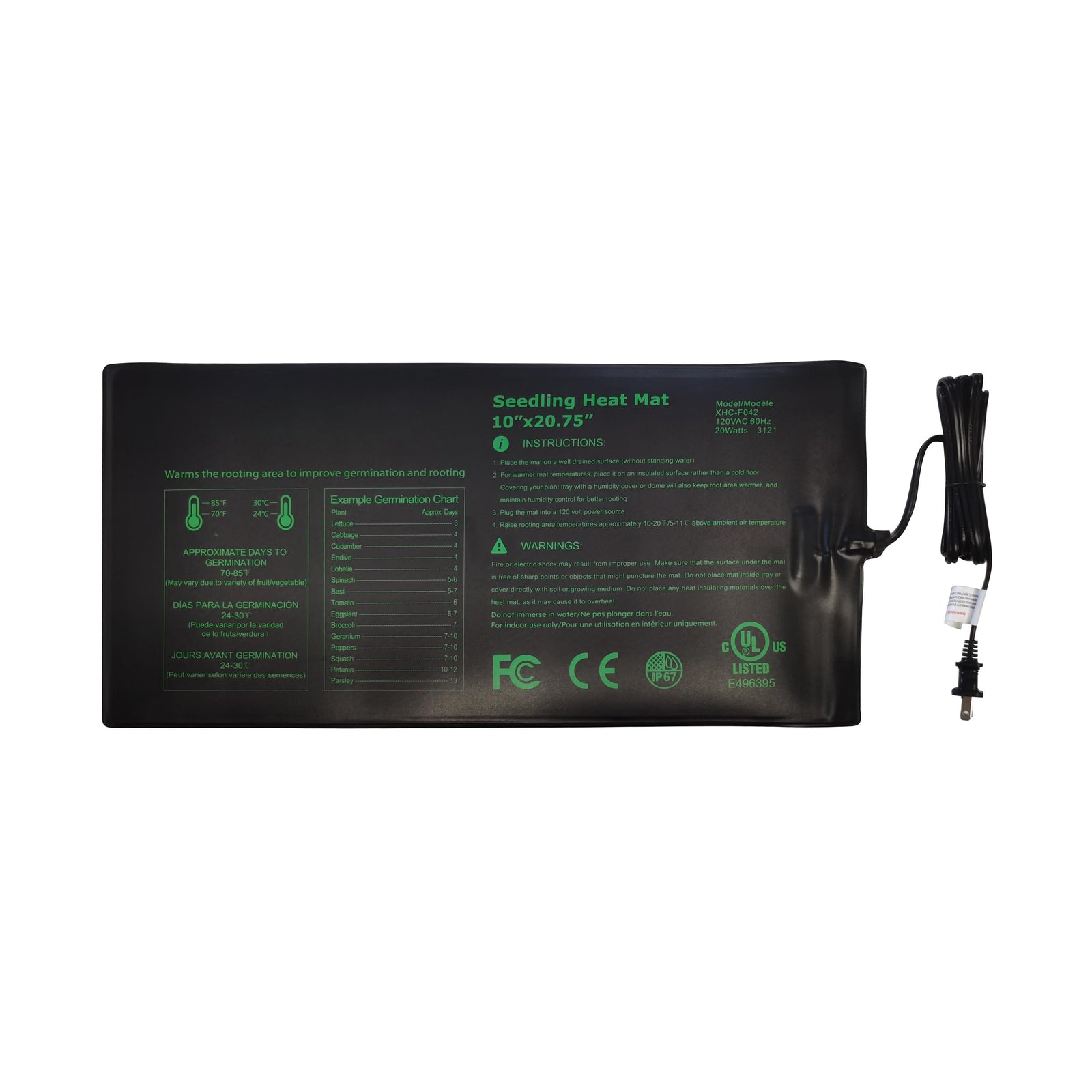 GrowTronics Seedling Heat Mat
